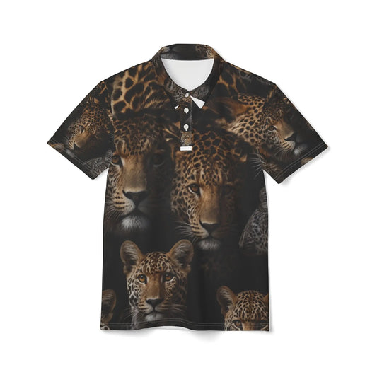 Wild Animal Fully Covered Polo Shirt Printify